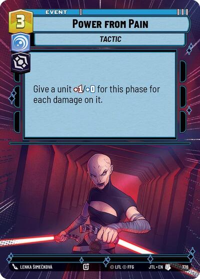 Power from Pain Hyperspace Foil (JTL 776) [Jump to Lightspeed]