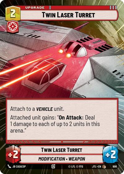 Twin Laser Turret Hyperspace Foil (JTL 906) [Jump to Lightspeed]