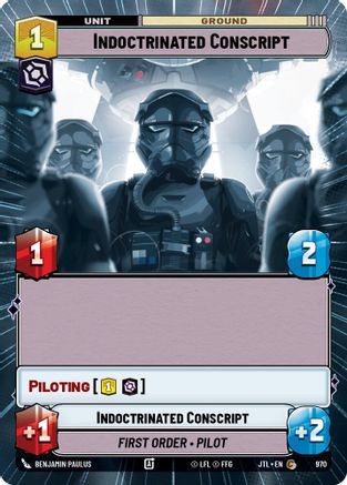 Indoctrinated Conscript (970) (Hyperspace Foil) (970) [Jump to Lightspeed]
