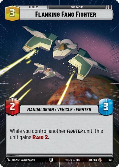 Flanking Fang Fighter Hyperspace Foil (JTL 991) [Jump to Lightspeed]