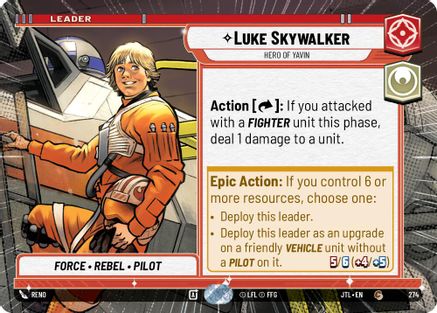 Luke Skywalker - Hero of Yavin (274) (Hyperspace) (274) [Jump to Lightspeed]