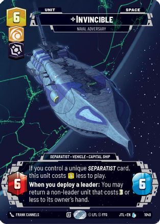 Invincible - Naval Adversary (1040) (Prestige) (1040) [Jump to Lightspeed]