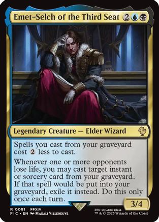 Emet-Selch of the Third Seat [FINAL FANTASY Commander]