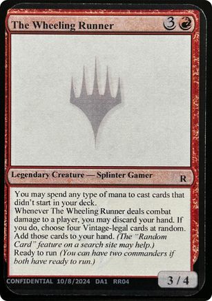 The Wheeling Runner [Unknown Event]