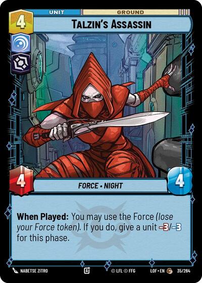 Talzins Assassin (LOF 035/264) [Legends of the Force]