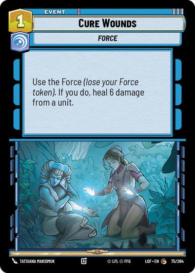 Cure Wounds (LOF 075/264) [Legends of the Force]
