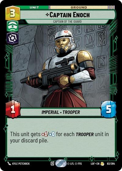 Captain Enoch Captain of the Guard (LOF 083/264) [Legends of the Force]