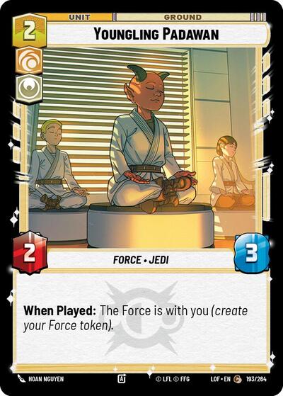 Youngling Padawan (LOF 193/264) [Legends of the Force]