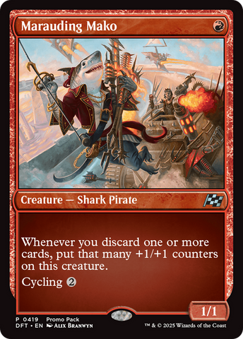 Marauding Mako (Promo Pack) [Aetherdrift Promos]