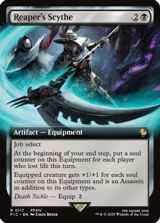 Reaper's Scythe (Extended Art) [FINAL FANTASY Commander]