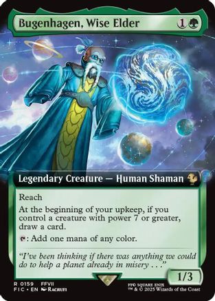 Bugenhagen, Wise Elder (Extended Art) [FINAL FANTASY Commander]