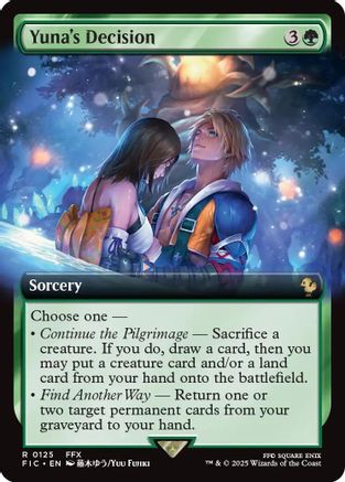 Yuna's Decision (Extended Art) [FINAL FANTASY Commander]