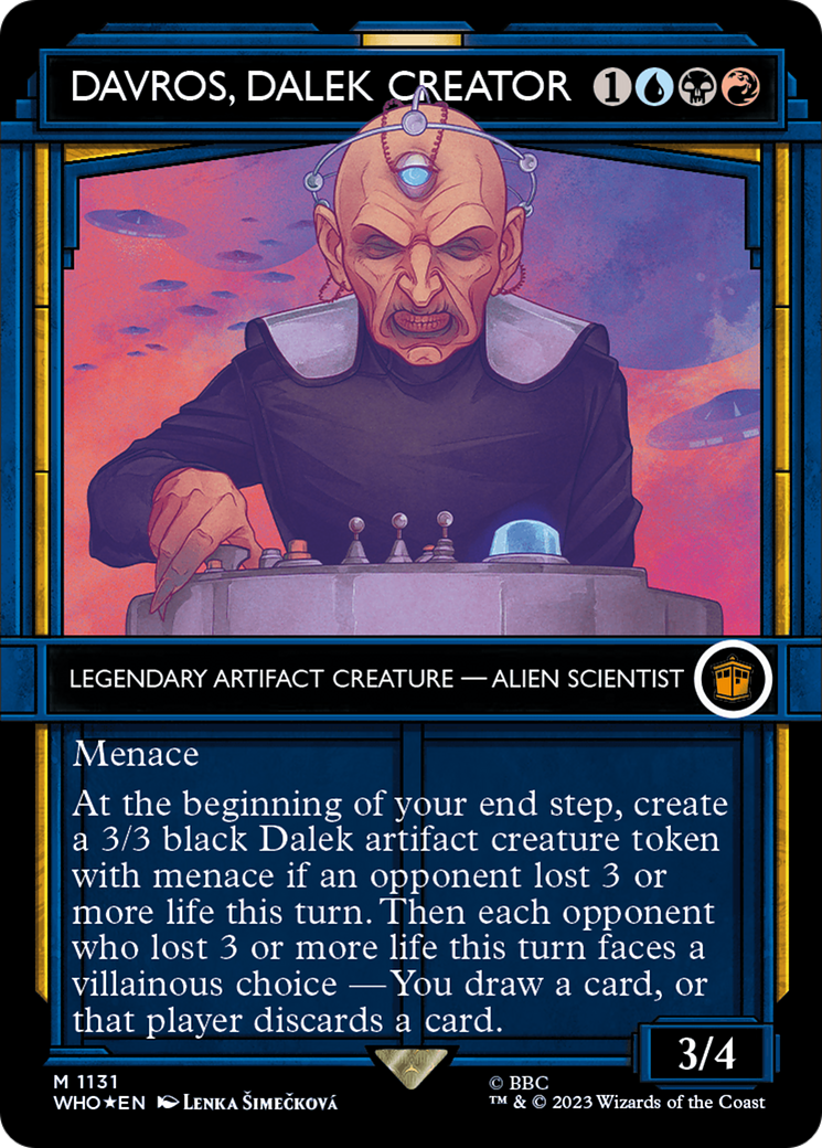 Davros, Dalek Creator (Showcase) (Surge Foil) [Doctor Who]