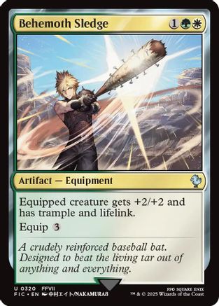 Behemoth Sledge (Surge Foil) [FINAL FANTASY Commander]