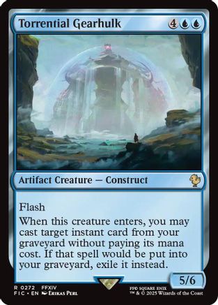 Torrential Gearhulk (Surge Foil) [FINAL FANTASY Commander]