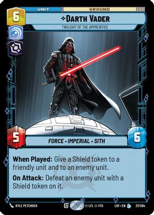 Darth Vader - Twilight of the Apprentice (37/264) (37/264) [Legends of the Force]