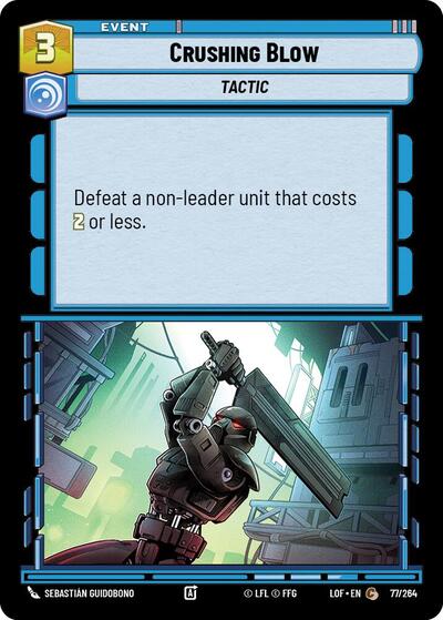Crushing Blow (LOF 077/264) [Legends of the Force]