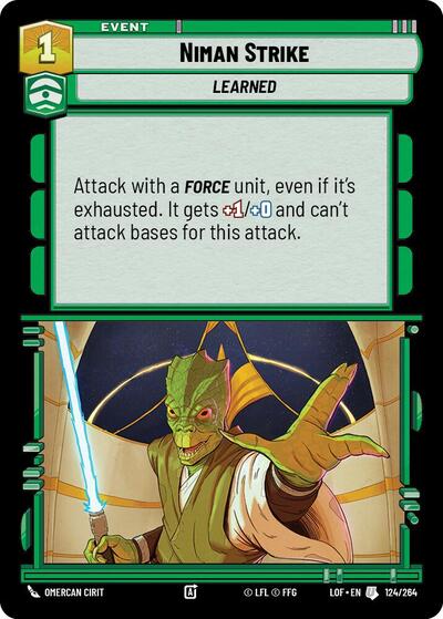 Niman Strike (LOF 124/264) [Legends of the Force]