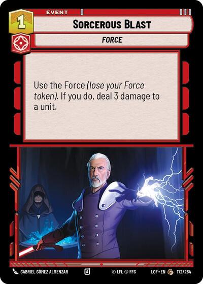 Sorcerous Blast (LOF 172/264) [Legends of the Force]