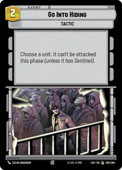 Go Into Hiding (LOF 262/264) [Legends of the Force]