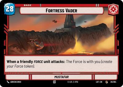 Fortress Vader Shield (LOF 026/264 // T02/T03) [Legends of the Force]