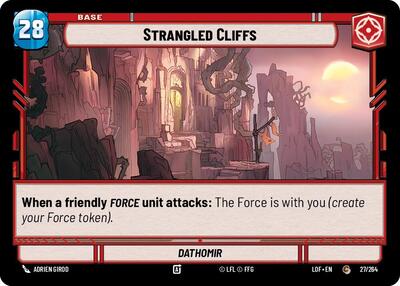 Strangled Cliffs Force (LOF 027/264 // T03/T03) [Legends of the Force]