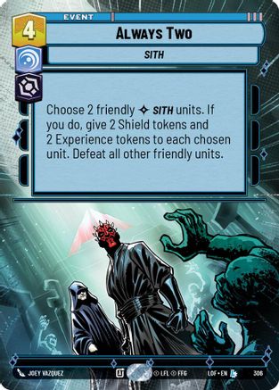 Always Two (306) (Hyperspace) (306) [Legends of the Force]