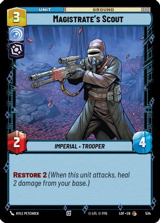 Magistrate's Scout (534) (Foil) (534) [Legends of the Force]