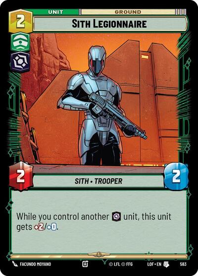 Sith Legionnaire Foil (LOF 583) [Legends of the Force]