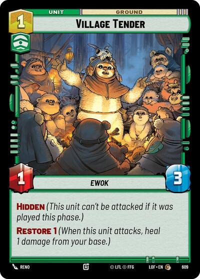 Village Tender Foil (LOF 609) [Legends of the Force]