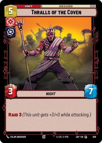 Thralls of the Coven Foil (LOF 638) [Legends of the Force]