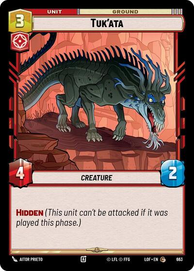 Tukata Foil (LOF 663) [Legends of the Force]