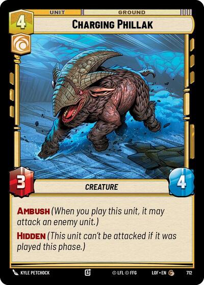 Charging Phillak Foil (LOF 712) [Legends of the Force]