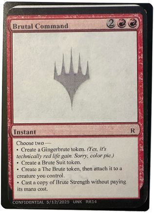 Brutal Command [Unknown Event]