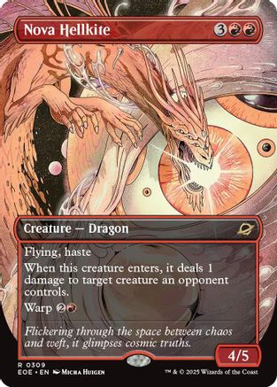 Nova Hellkite (Borderless) [Edge of Eternities]