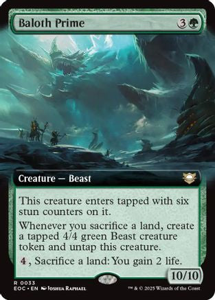 Baloth Prime (Extended Art) [Edge of Eternities Commander]
