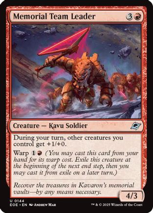 Memorial Team Leader [Edge of Eternities]