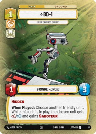 BD-1 - Beep Boo Boo Bweep (15) (15) [Organized Play Promos]