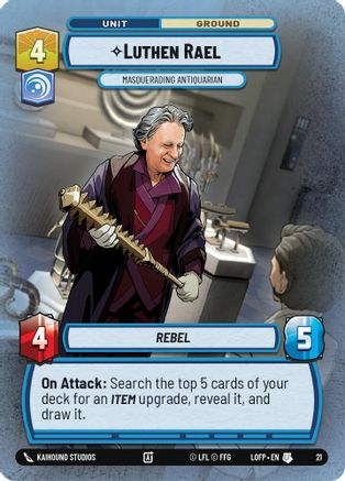 Luthen Rael - Masquerading Antiquarian (21) (21) [Organized Play Promos]