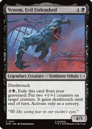 Venom, Evil Unleashed [Marvel's Spider-Man]