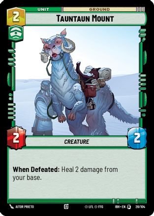 Tauntaun Mount (28/104) (28/104) [Intro Battle: Hoth]