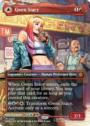 Gwen Stacy (0202) (Borderless) [Marvel's Spider-Man]