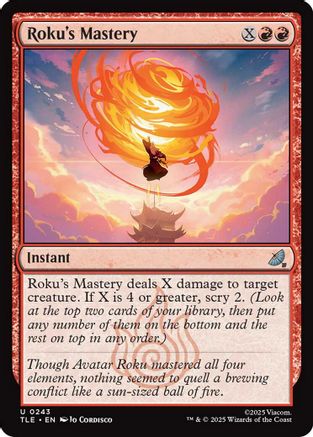 Roku's Mastery [Avatar: The Last Airbender: Eternal-Legal]