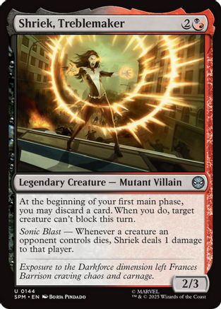 Shriek, Treblemaker [Marvel's Spider-Man]