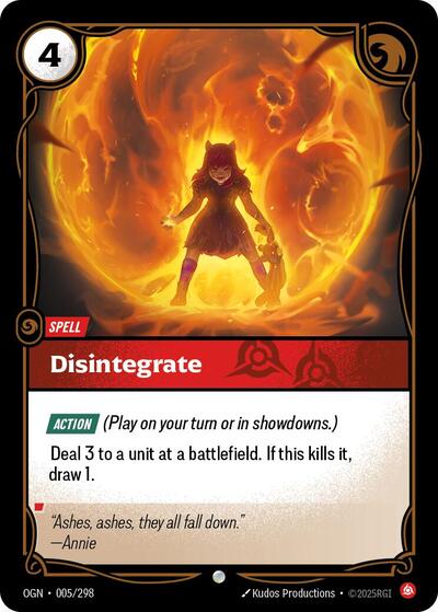 Disintegrate (OGN 005/298) [Origins]