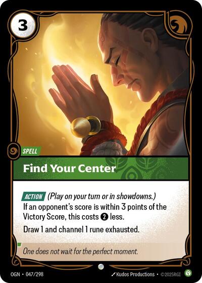 Find Your Center (OGN 047/298) [Origins]