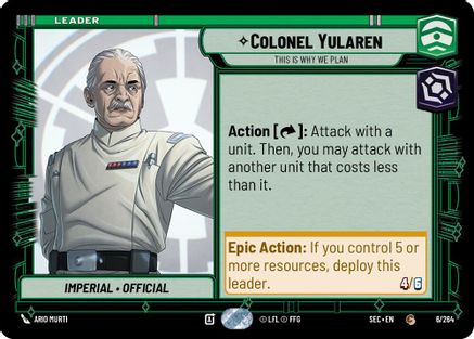 Colonel Yularen (6/264) - This is Why We Plan (6/264) [Secrets of Power]
