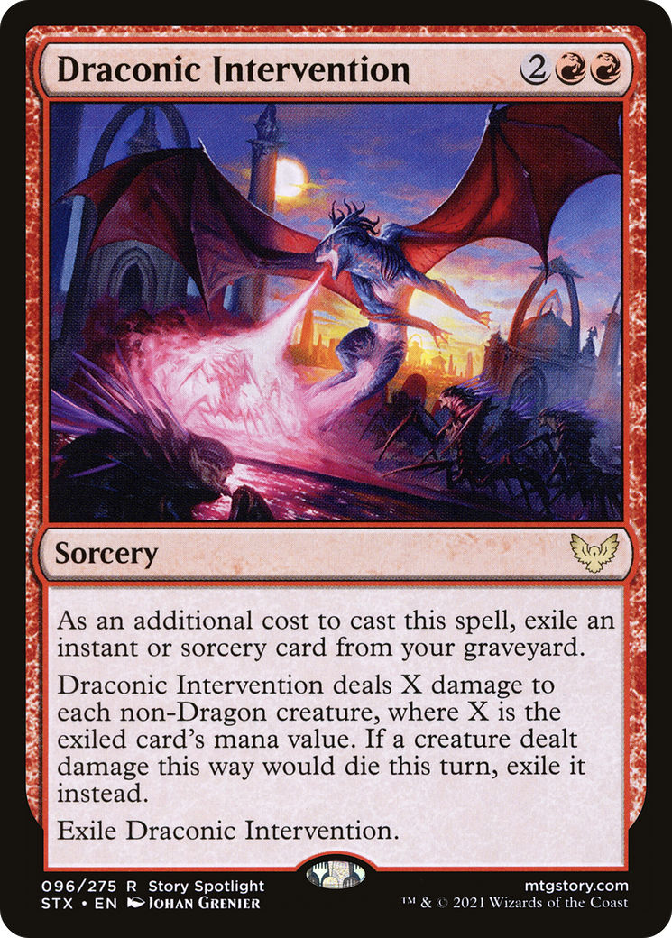 Draconic Intervention [Strixhaven: School of Mages]