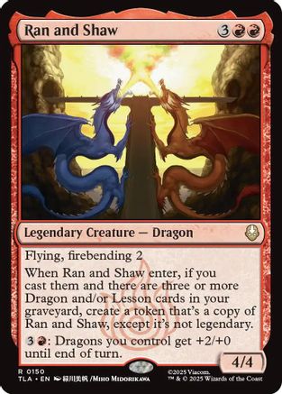 Ran and Shaw [Avatar: The Last Airbender]