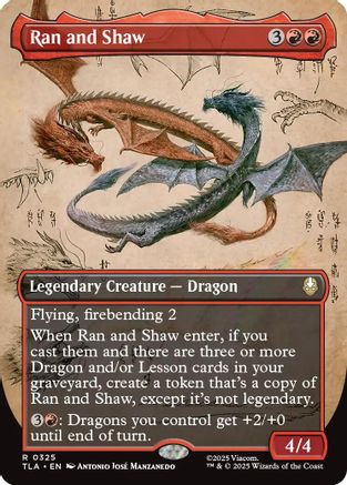 Ran and Shaw (Borderless) [Avatar: The Last Airbender]